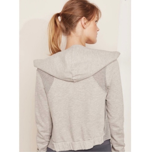 NUX Cascade Mesh Hooded Jacket in Grey Medium - Picture 3 of 3